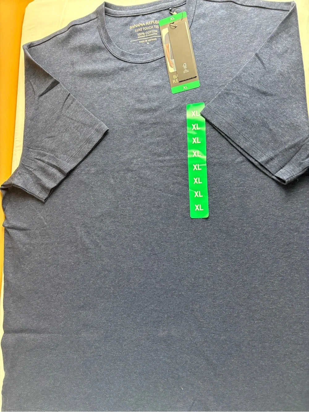 Banana Republic Navy Short Sleeve Crew Tee